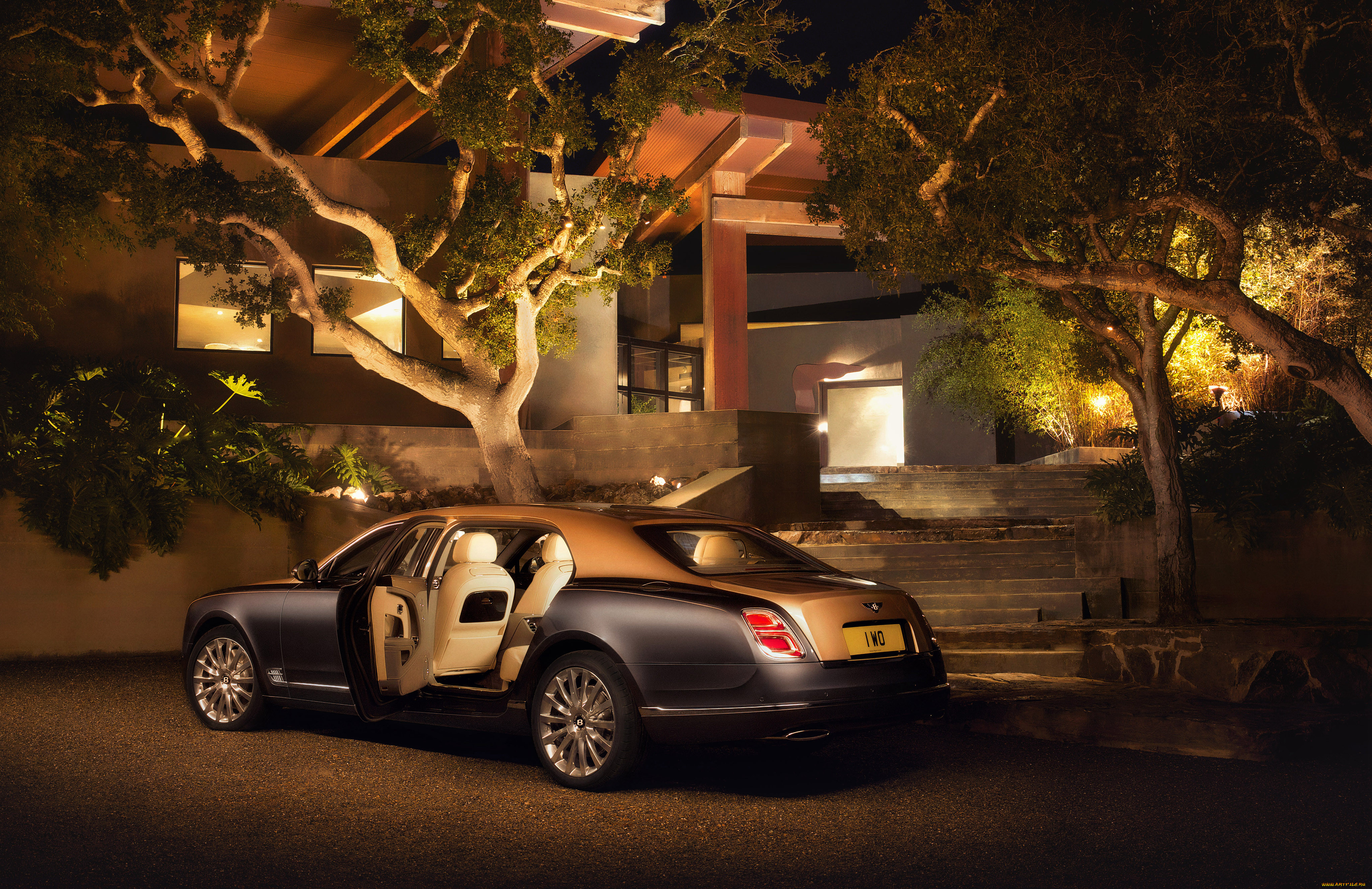 , bentley, black, sedan, mulsanne